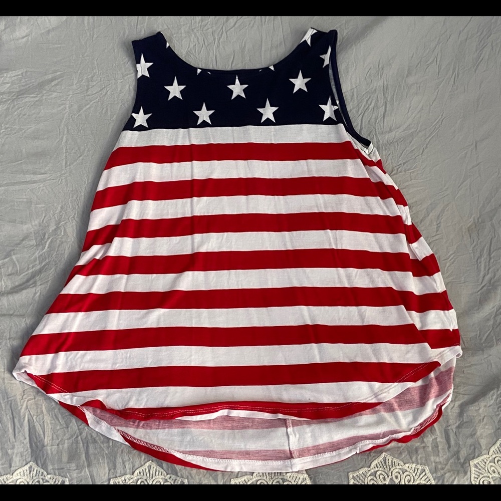 Red white & blue tank